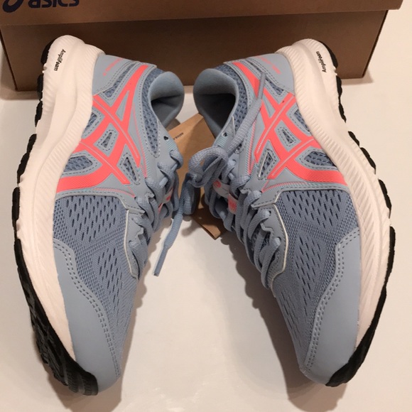 NWT ASICS GEL CONTEND 7 women’s 6 wide athletic tennis comfort casual walk shoe - Picture 5 of 12